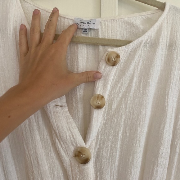 White Sabo Skirt Mini Dress - XS - Picture 3 of 12